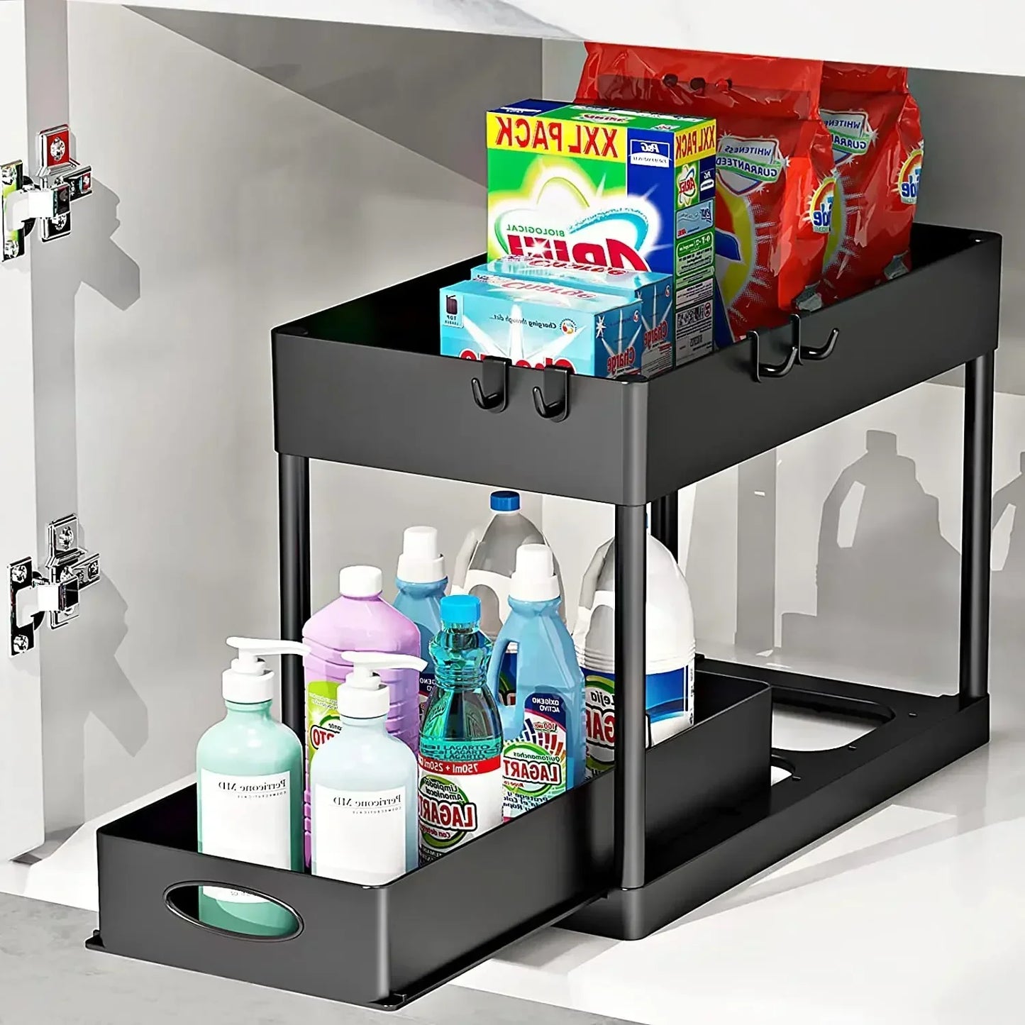 2 Tier Kitchen And Undersink   Multipurpose Organizer (Premium Quality)