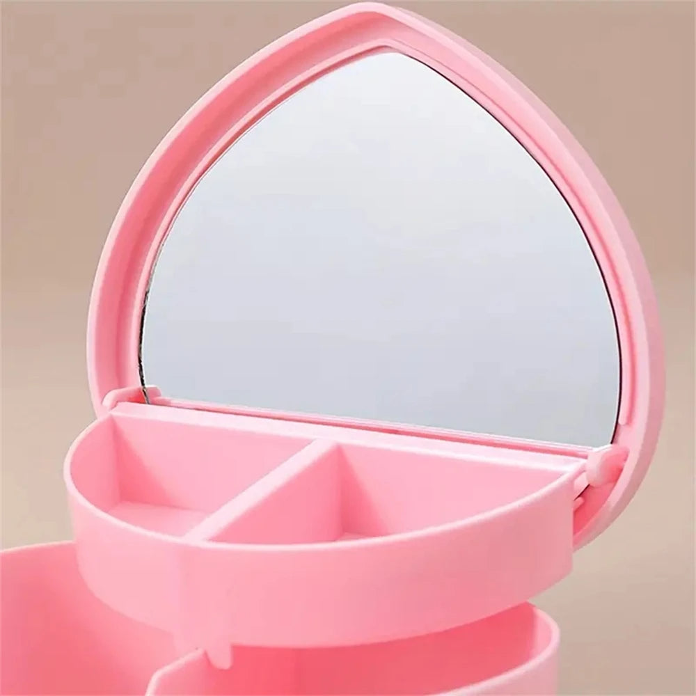 1Pcs Heart Jewelry Box
