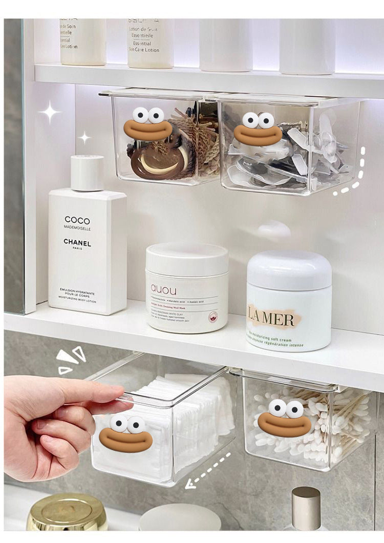 1Pcs Transparent Under Mirror Acrylic Drawer Organizer (Premium Quality)