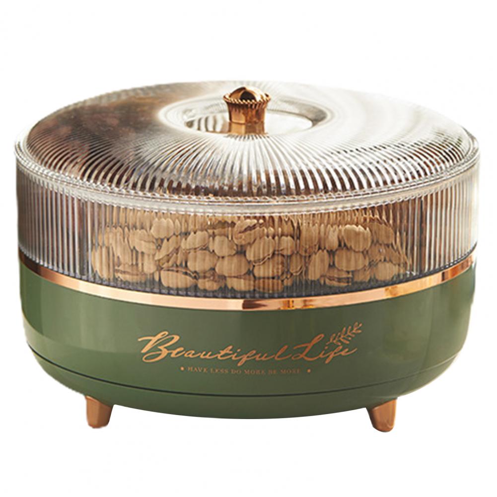 5 Grid Transparent Nuts And Snacks Tray (Premium Quality)