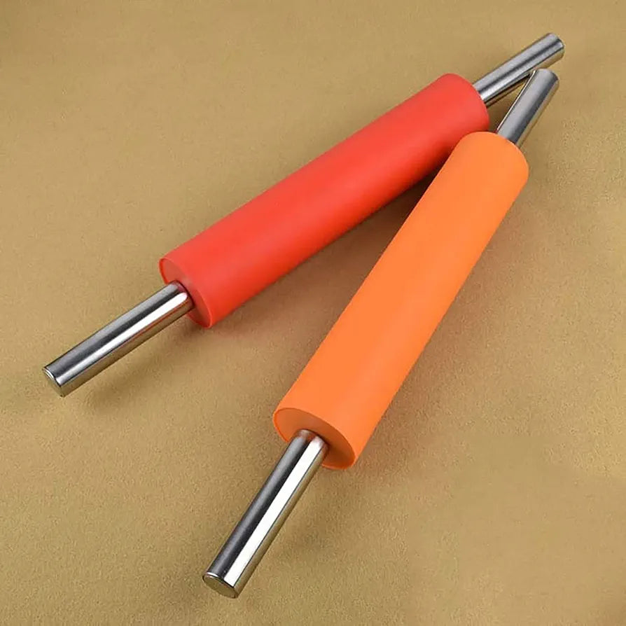 Stainless Steel Dough Roller (Bailon) 1Pcs (Premium Quality)