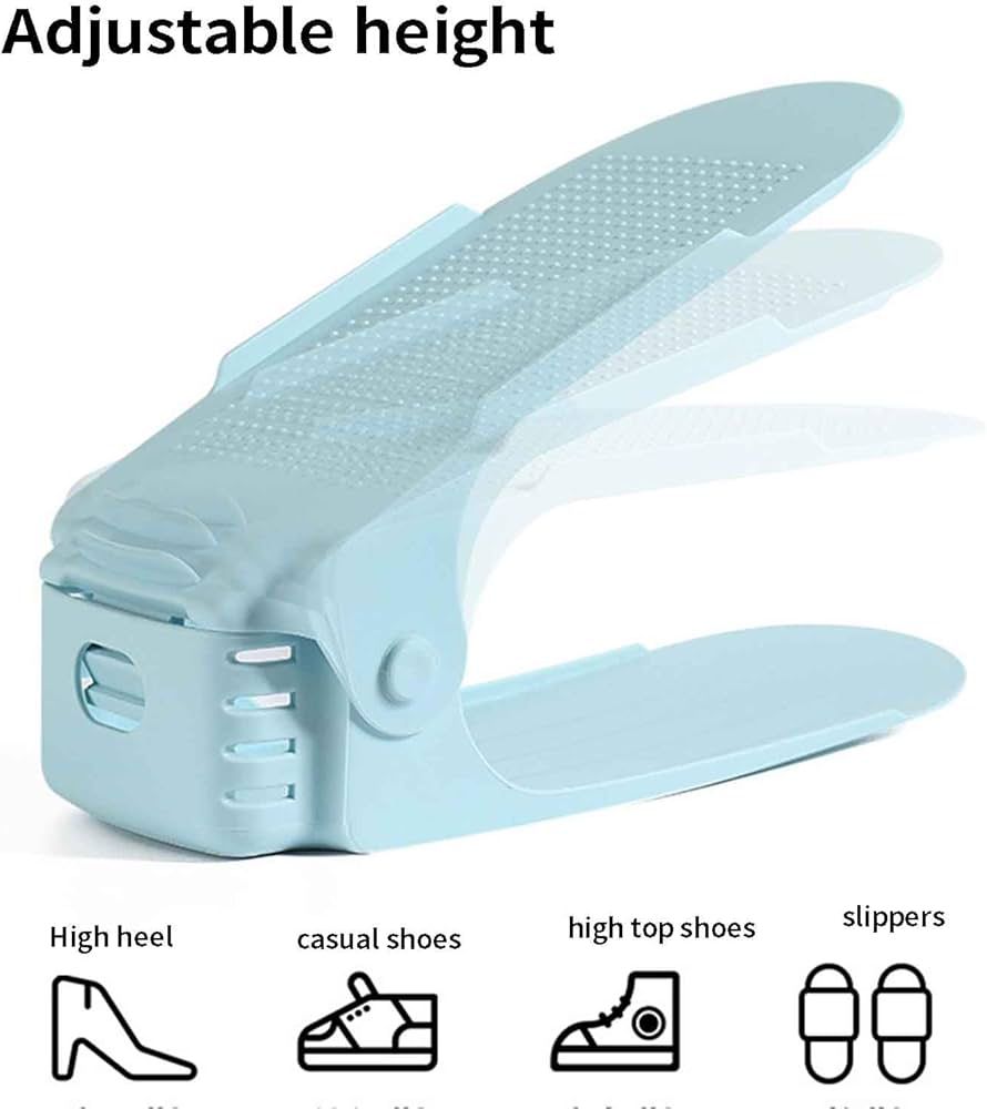 Double Layers Adjustable Shoe Rack (Premium Quality)