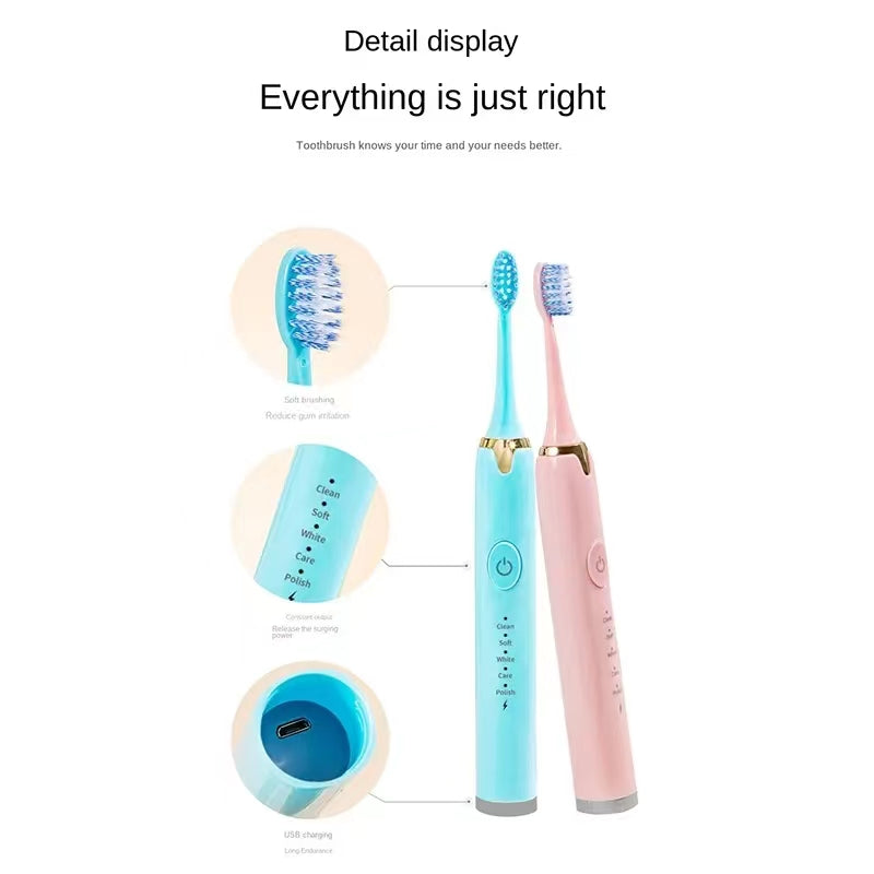 Ultradent Electric Toothbrush With 2x Extra Brush Heads