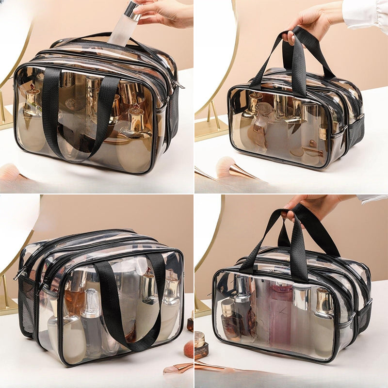 Double Layer Waterproof Cosmetics Bag