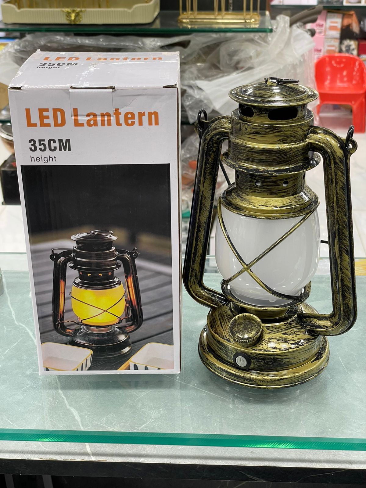 Rechargeable Retro Vintage Hurricane Lantern