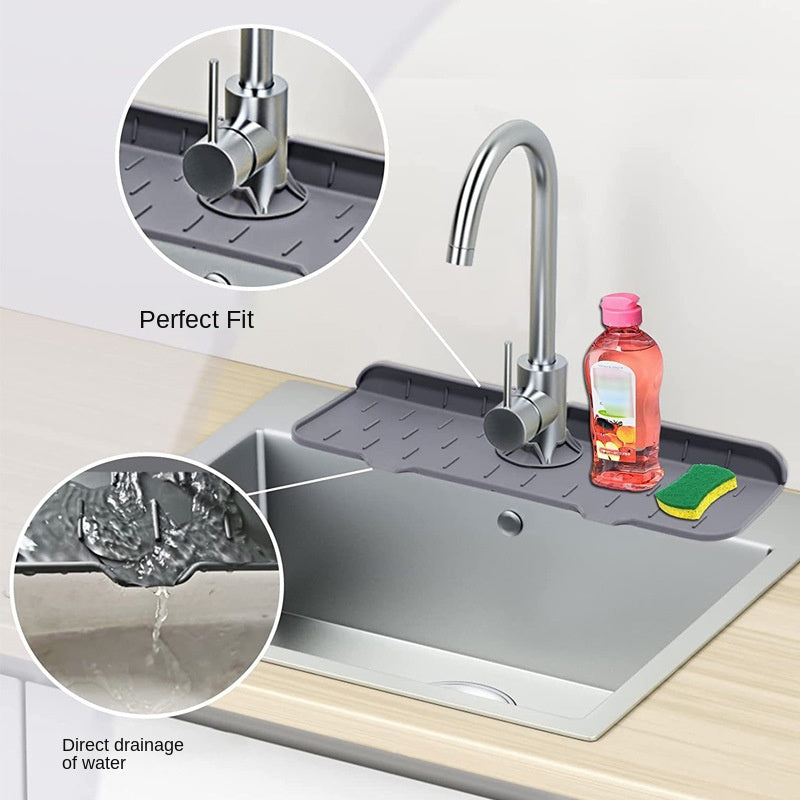 1Pcs Silicone Splash Paid Kitchen And Bathroom Accessories
