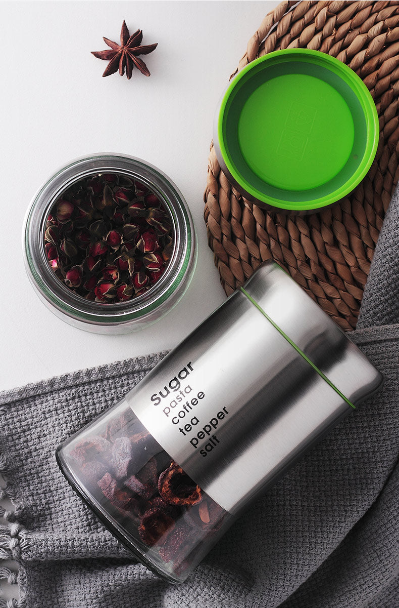 3Pcs Stainless Steel Jar Set (Premium Quality)