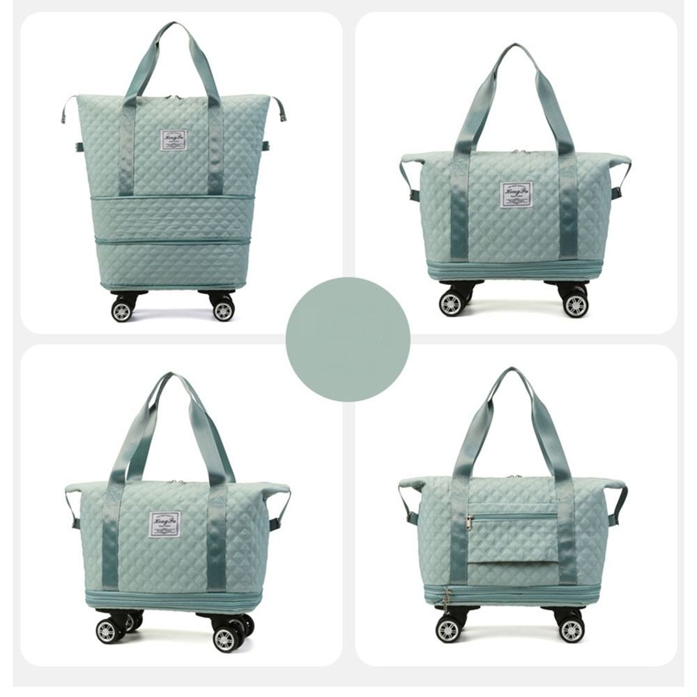 Oxford Fabric Expandable Travel Bag with Wheels (High Quality)