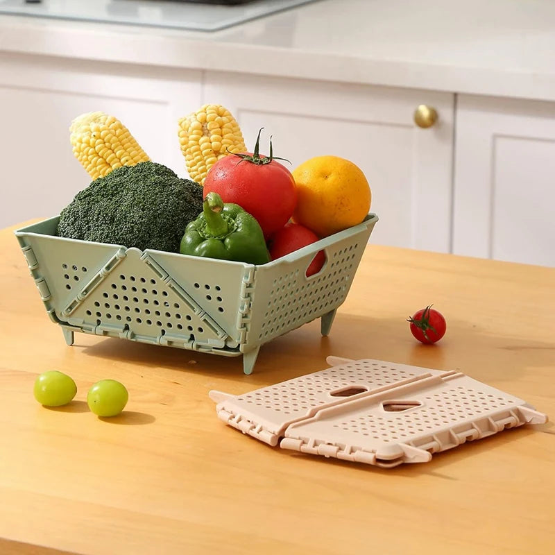 Foldable Food Drain Basket (Premium Quality)