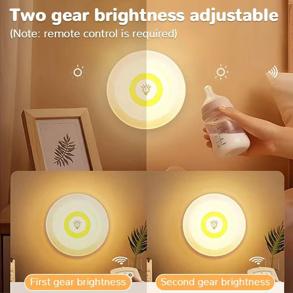 Tap LED Light With Remote Control(Pack of 3 Lights)
