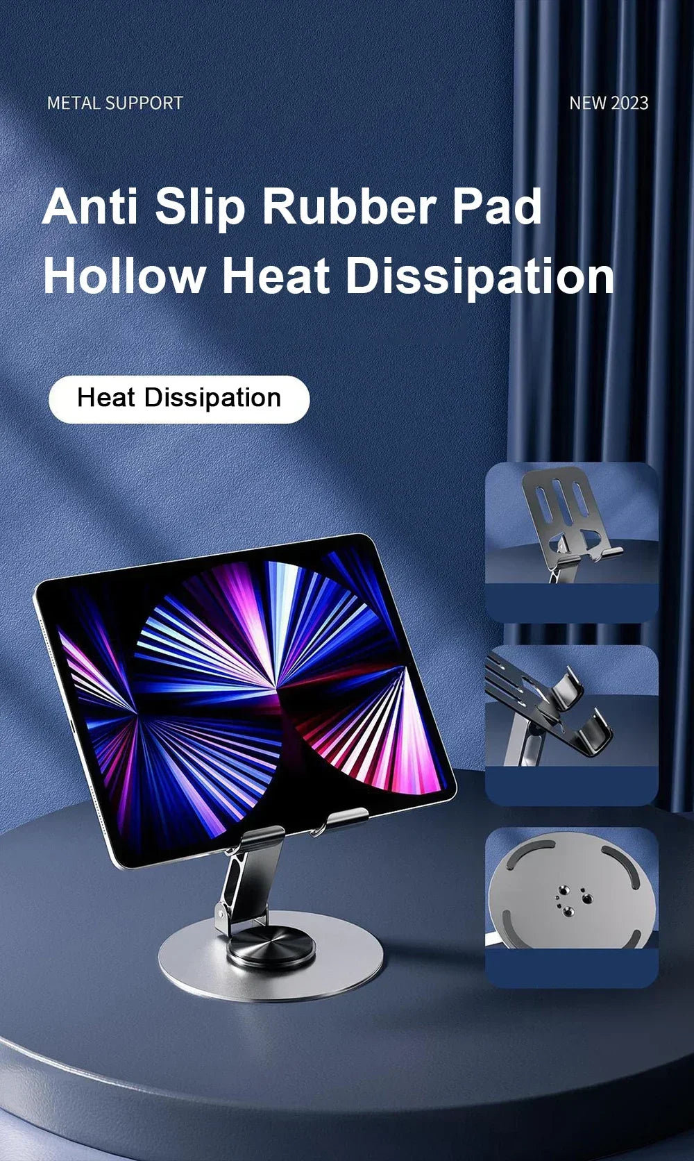 Aluminum Universal 360 Degree Rotation Mobile Phone Stand