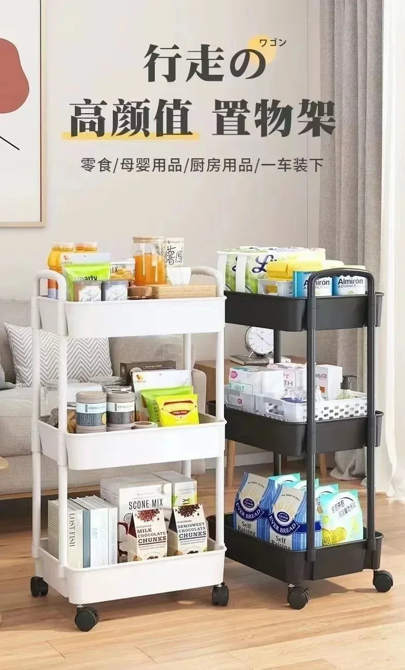 3 Tier Versatile Storage Shelf (Black)