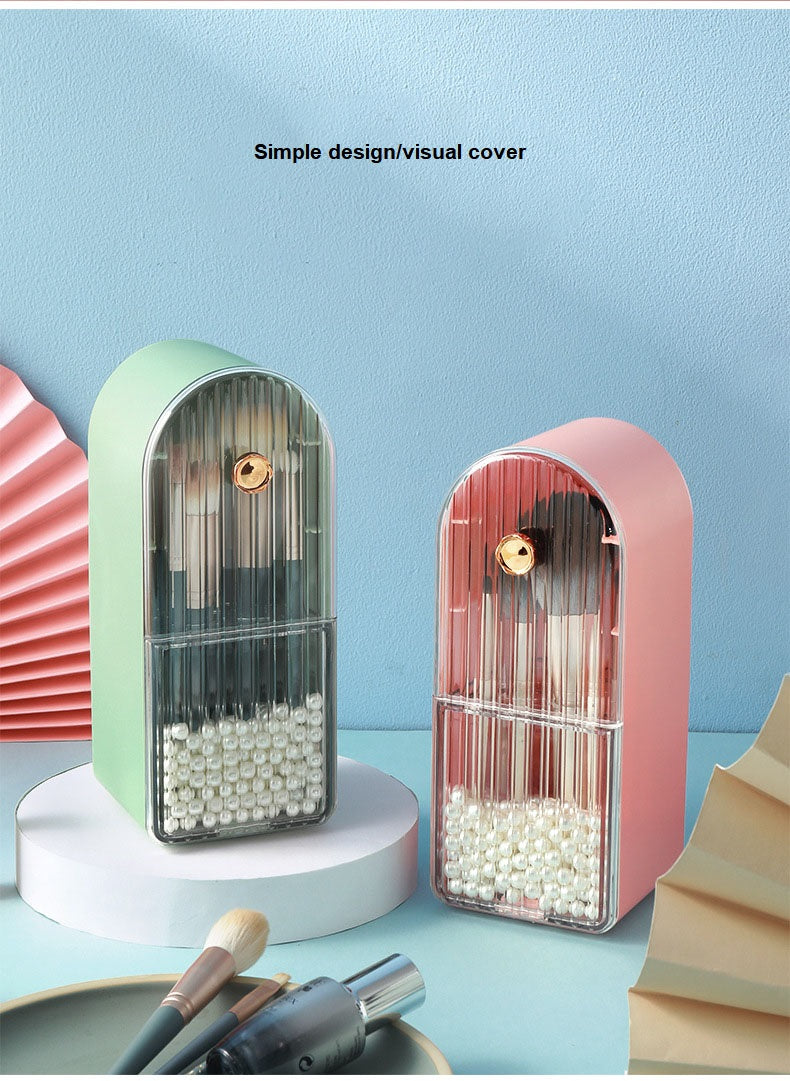 Stackable Desk Makeup Brush Storage Box