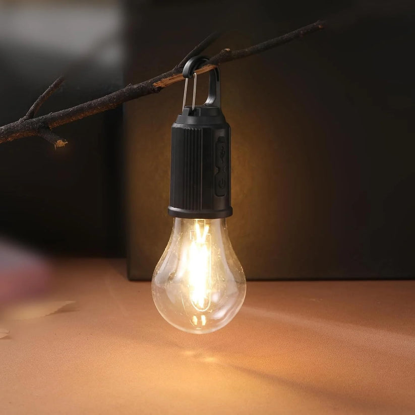 Rechargeable Hanging Bulb With 3 Modes