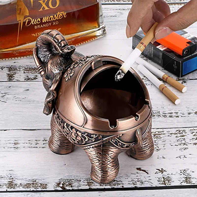 Vintage Style Ash Tray with Lid