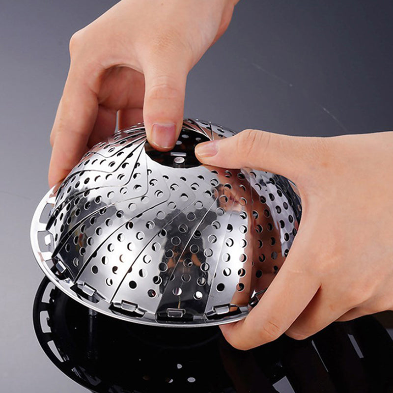 Folding Dish Steam Stainless Steel Food Steamer