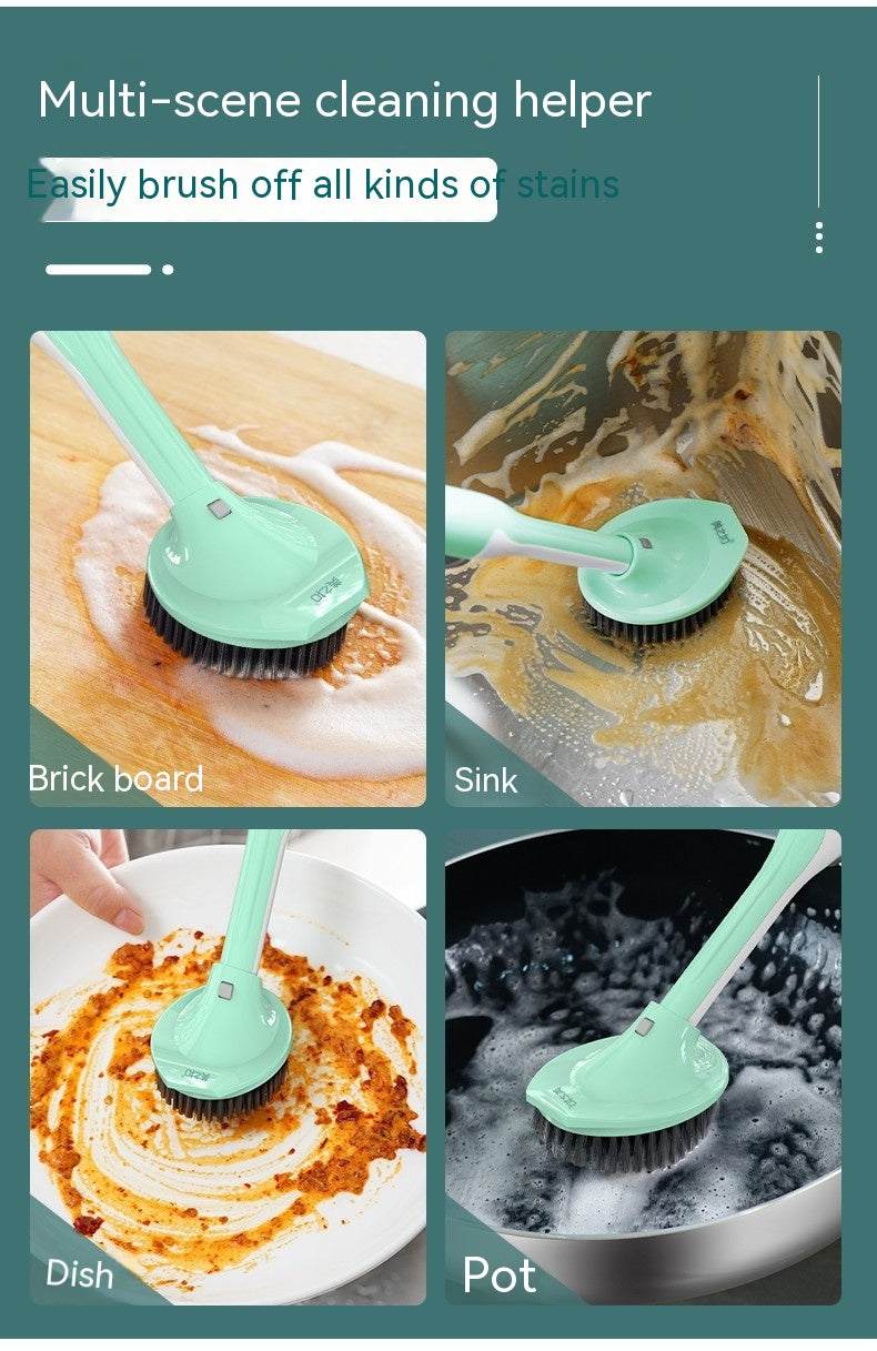 Long Handle Liquid Storage Pot Brush