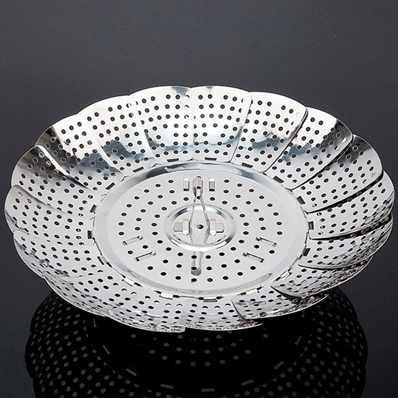 Folding Dish Steam Stainless Steel Food Steamer
