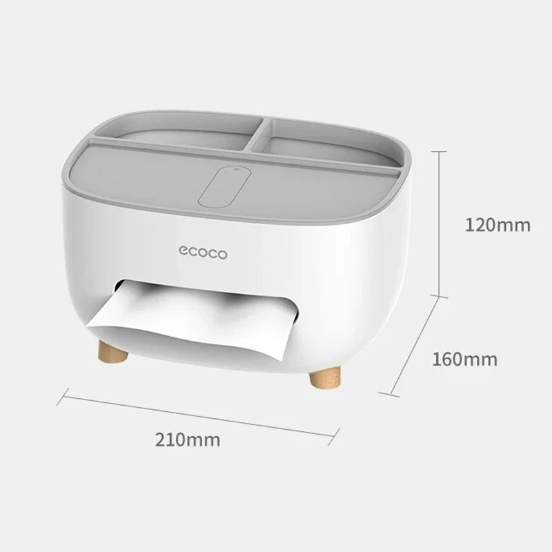 ECOCO Multipurpose Desktop Tissue Box. (Original)