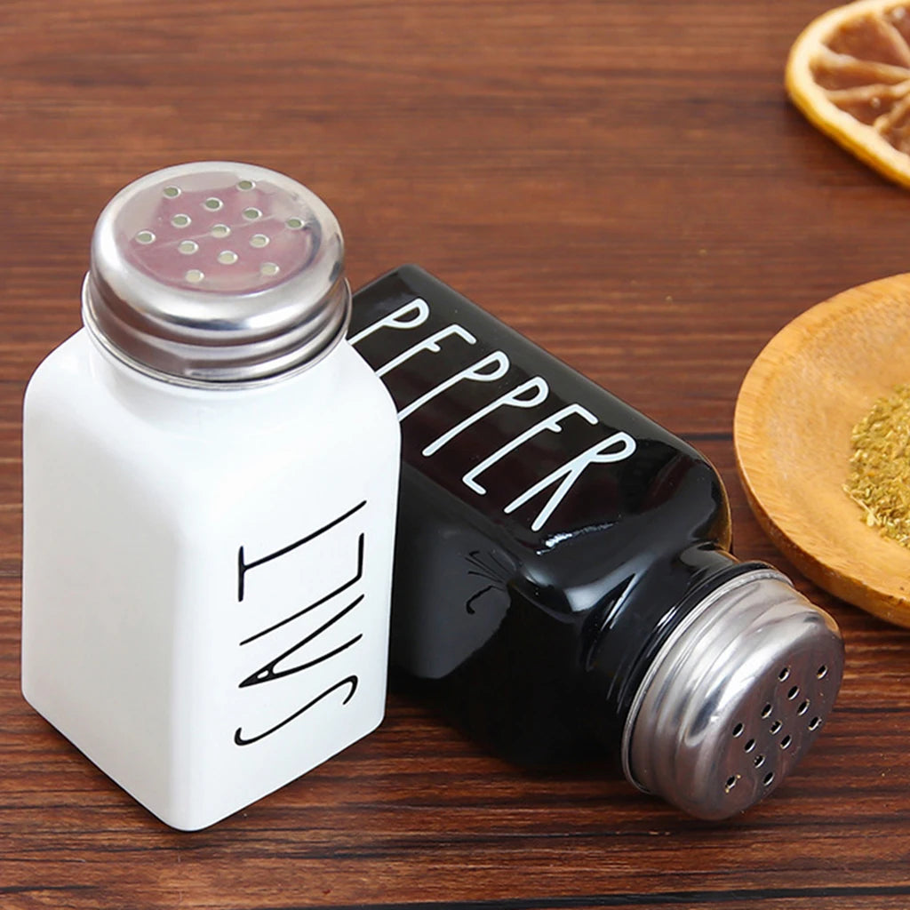 Glass Salt & Pepper Shakers (Pair)
