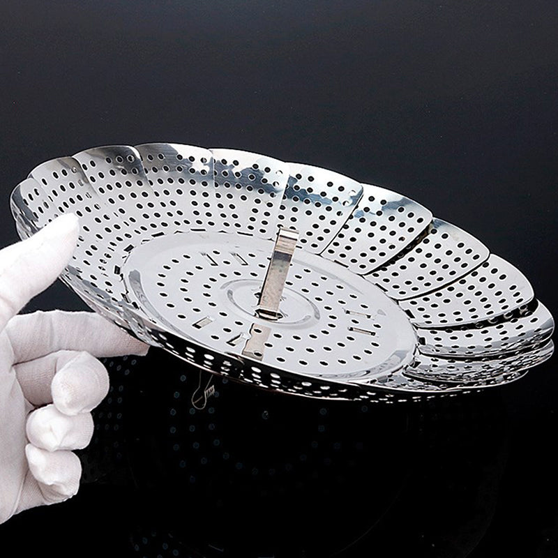 Folding Dish Steam Stainless Steel Food Steamer