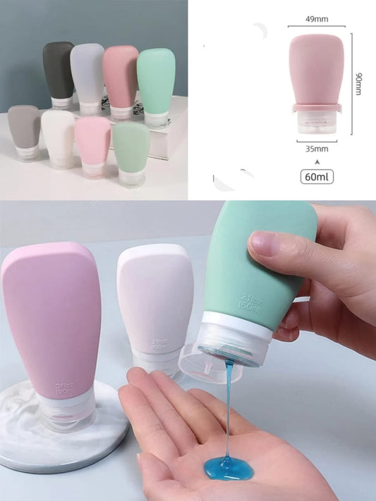 60ml Travel Silicone Liquid Soap Bottle