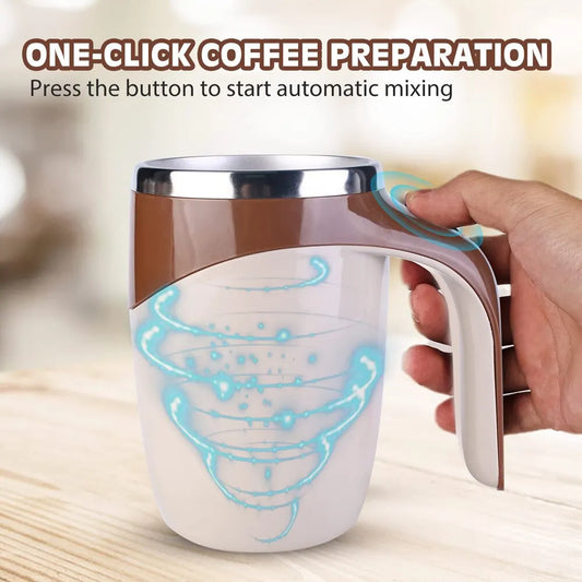 380ml Portable Automatic Magnetic Self-Stirring Rechargeable Mug