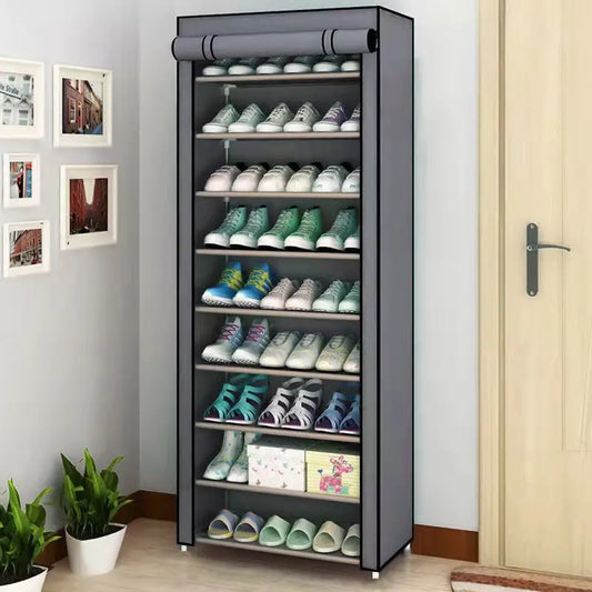 Shoe Rack Organizer Dustproof Shoe Cabinet Multi-Layer