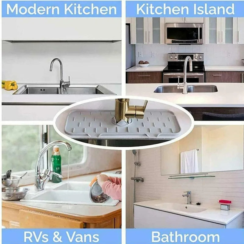 1Pcs Silicone Splash Paid Kitchen And Bathroom Accessories