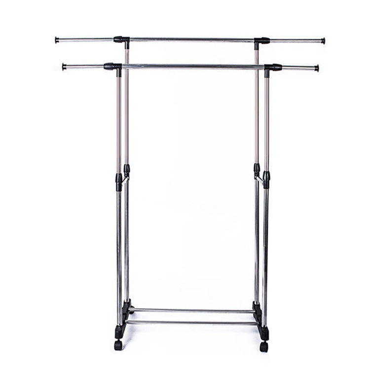 Double Pole Cloth Rack Multifunction Stainless Steel (A Quality)