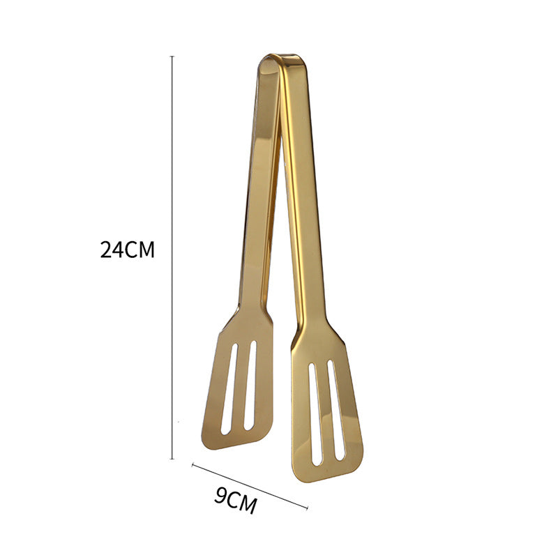 Stainless Steel Golden Tong (Premium Quality)