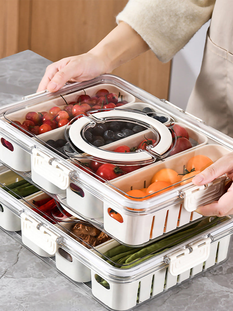 4 Portions Refrigerator Storage Box (Premium Quality)