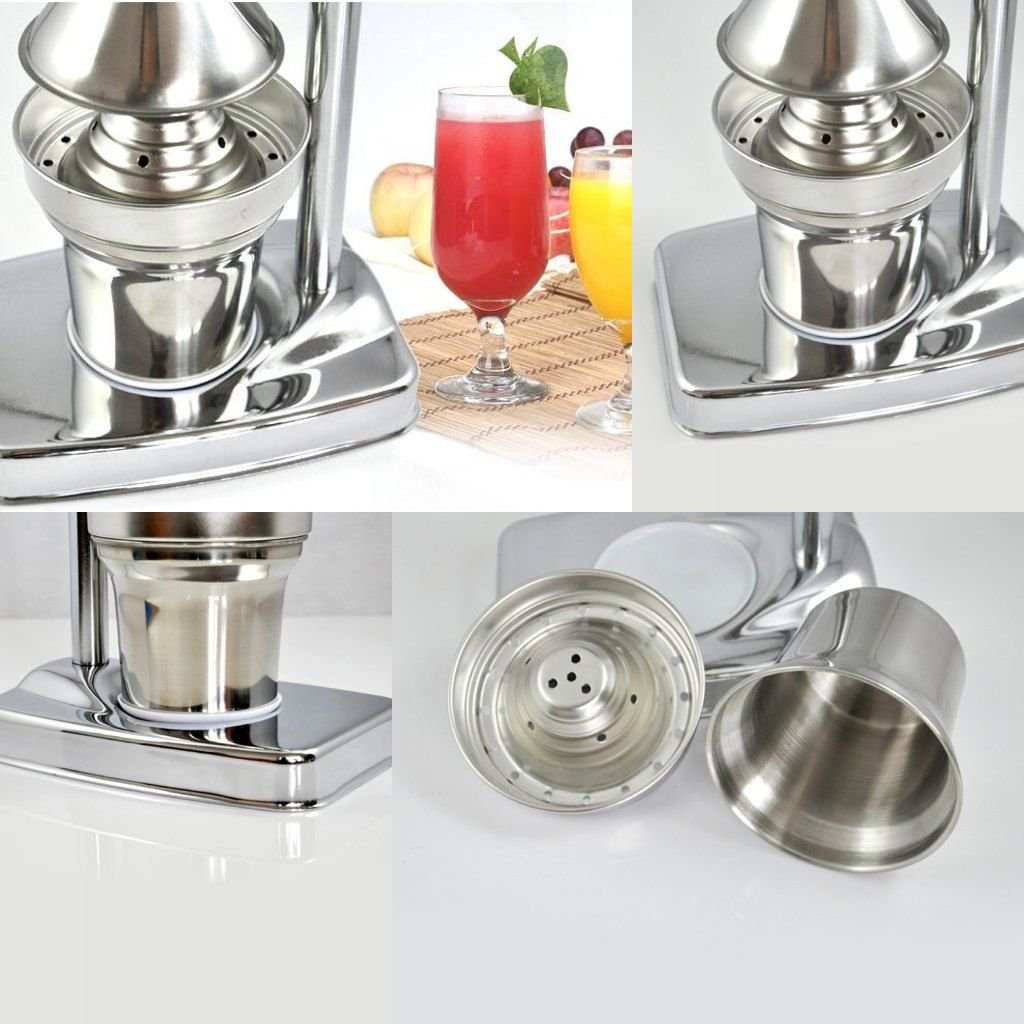 Stainless Steel Hand Press Citrus Juicer (Heavy Duty)
