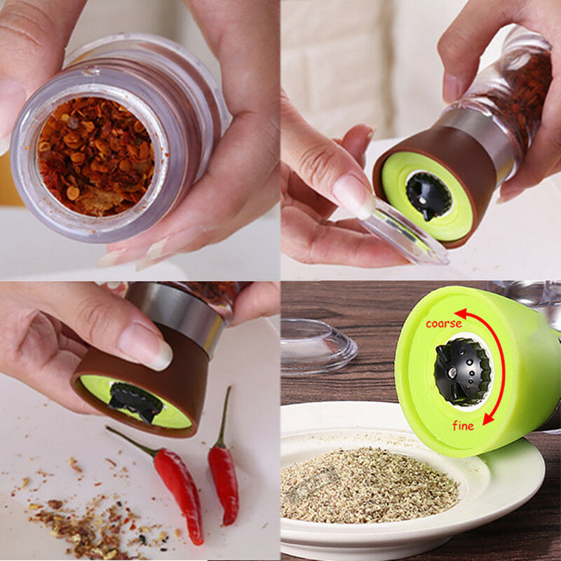 2 in 1 Pepper Grinder Seasoning Bottle