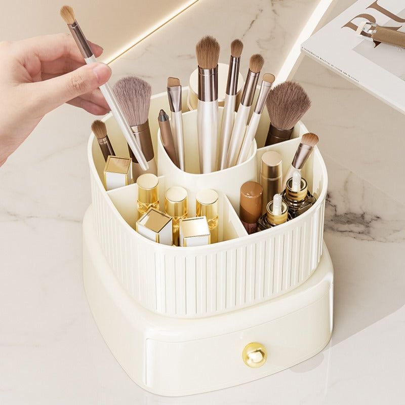 Luxury 360°Rotating Brush Holder With Single Draw (Premium Quality)