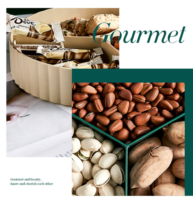 Double-Layers Nordic Style Dried Fruit Box (Premium Quality)