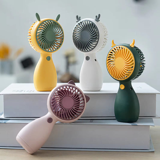 Mini Handheld  Desk Table Fan Rechargeable