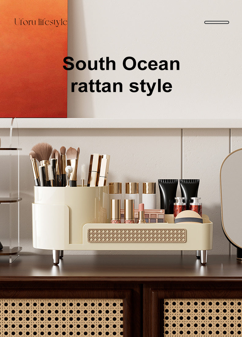 360° Rotatable Desktop Makeup Box (Premium Quality)