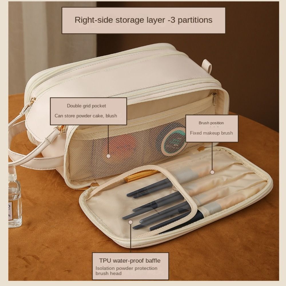 PU Leather Multipurpose Cosmetics Pouch