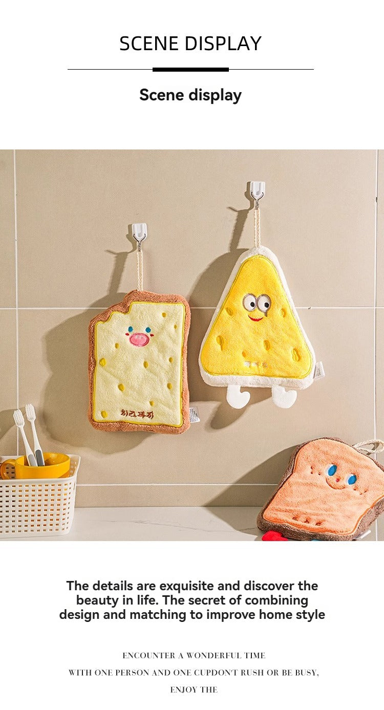 Cute Cartoon Super Absorbent Hand Towel 1Pc