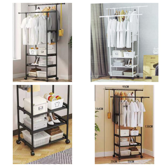 Modern Simple Multi-Functional Metal Coat Rack (Premium Quality)