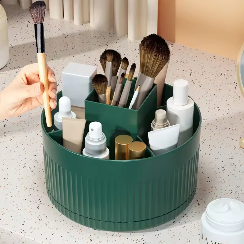 5 Compartment Rotating Makeup Organizers