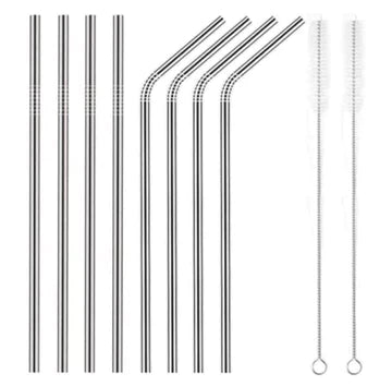 Reusable Steel straw ( set of 4 )