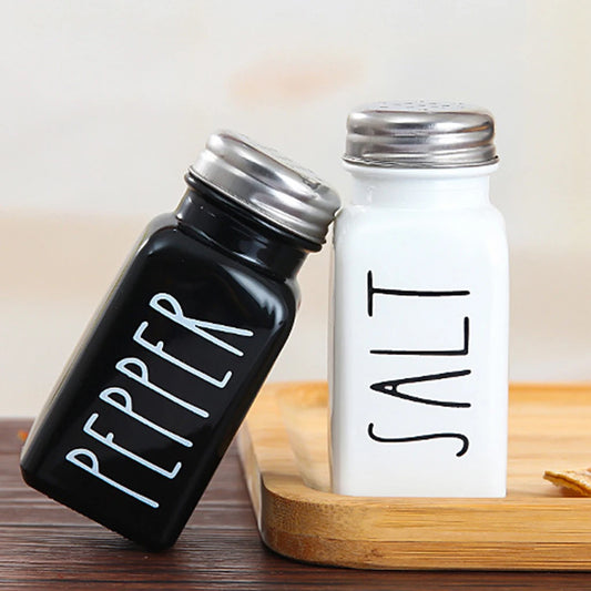 Glass Salt & Pepper Shakers (Pair)
