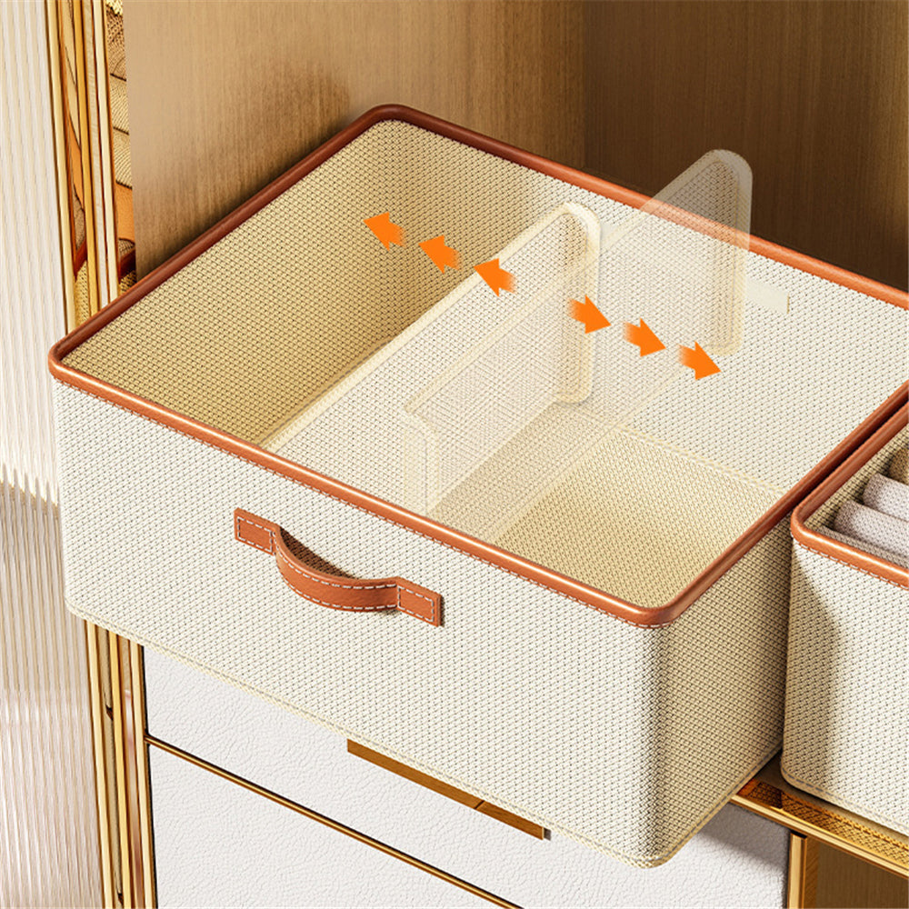 Foldable Clothes Organizer Storage Box. (Imported)
