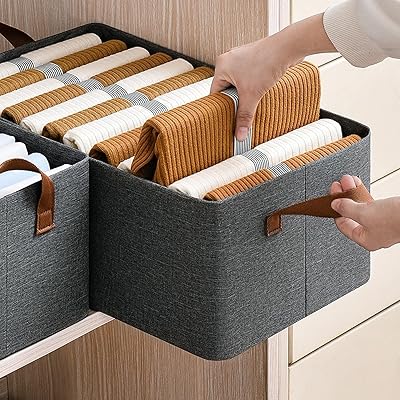 Clothes Storage Organizer With Metal Rods (High Quality)