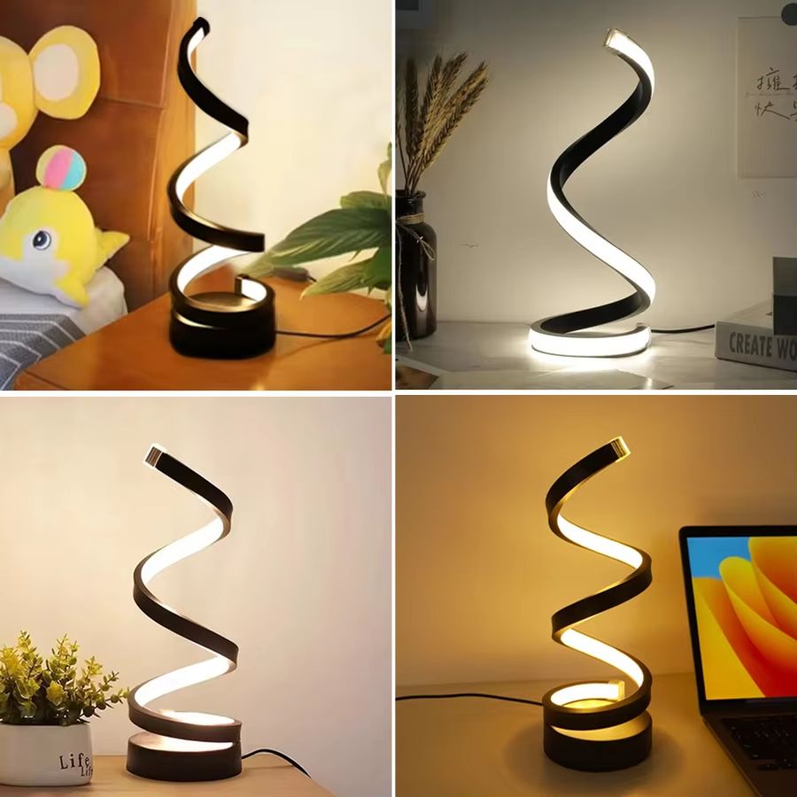 Spiral Style Modern LED Lamp (Premium Quality)