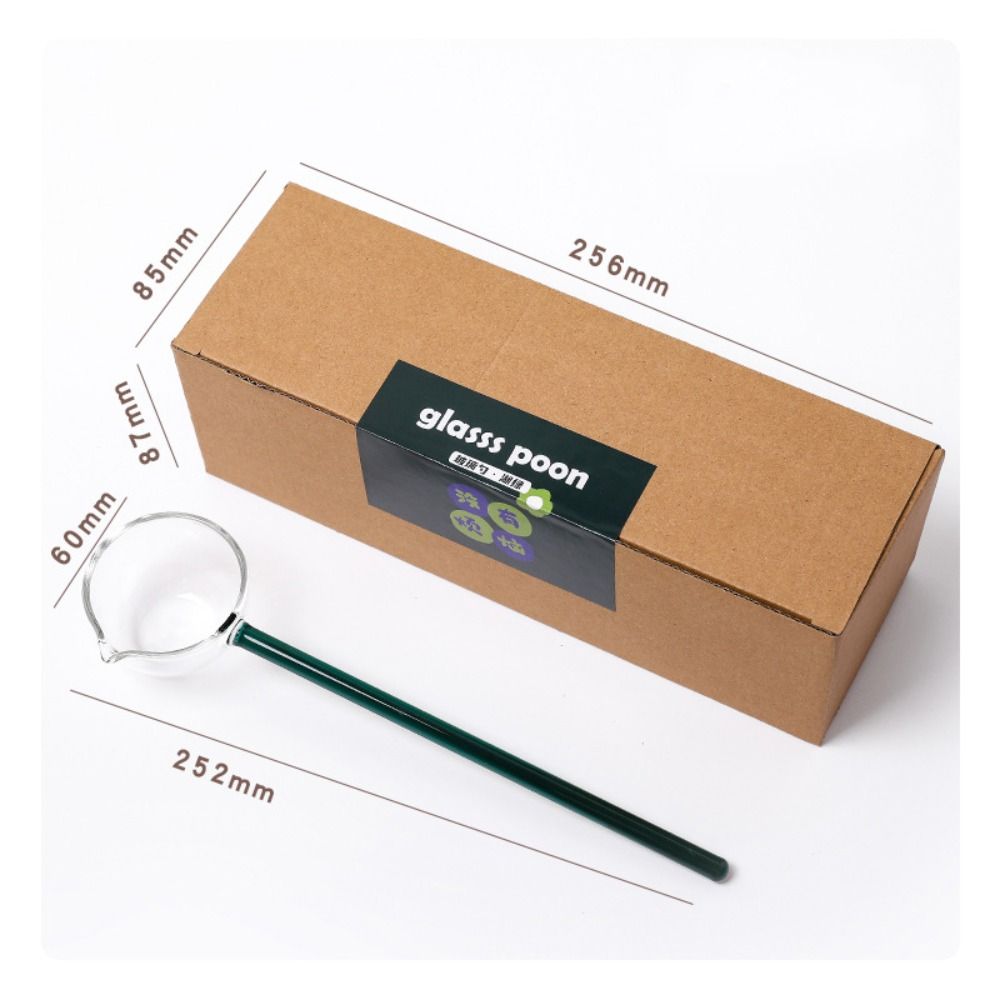 Heat Resistant Glass Tarka Spoon