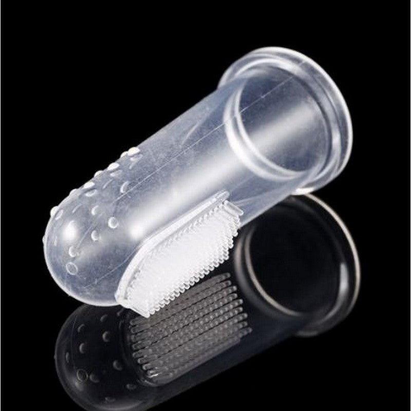 Baby Kids Silicone Finger Toothbrush Soft Safe Baby Teether - Silicone Toothbrush Teeth Rubber