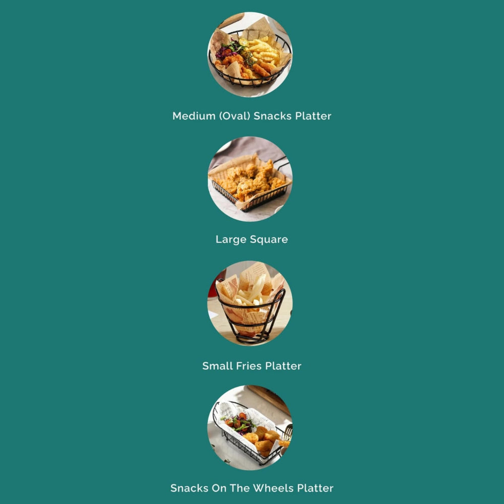 Snack Buckets (Pack of 4)